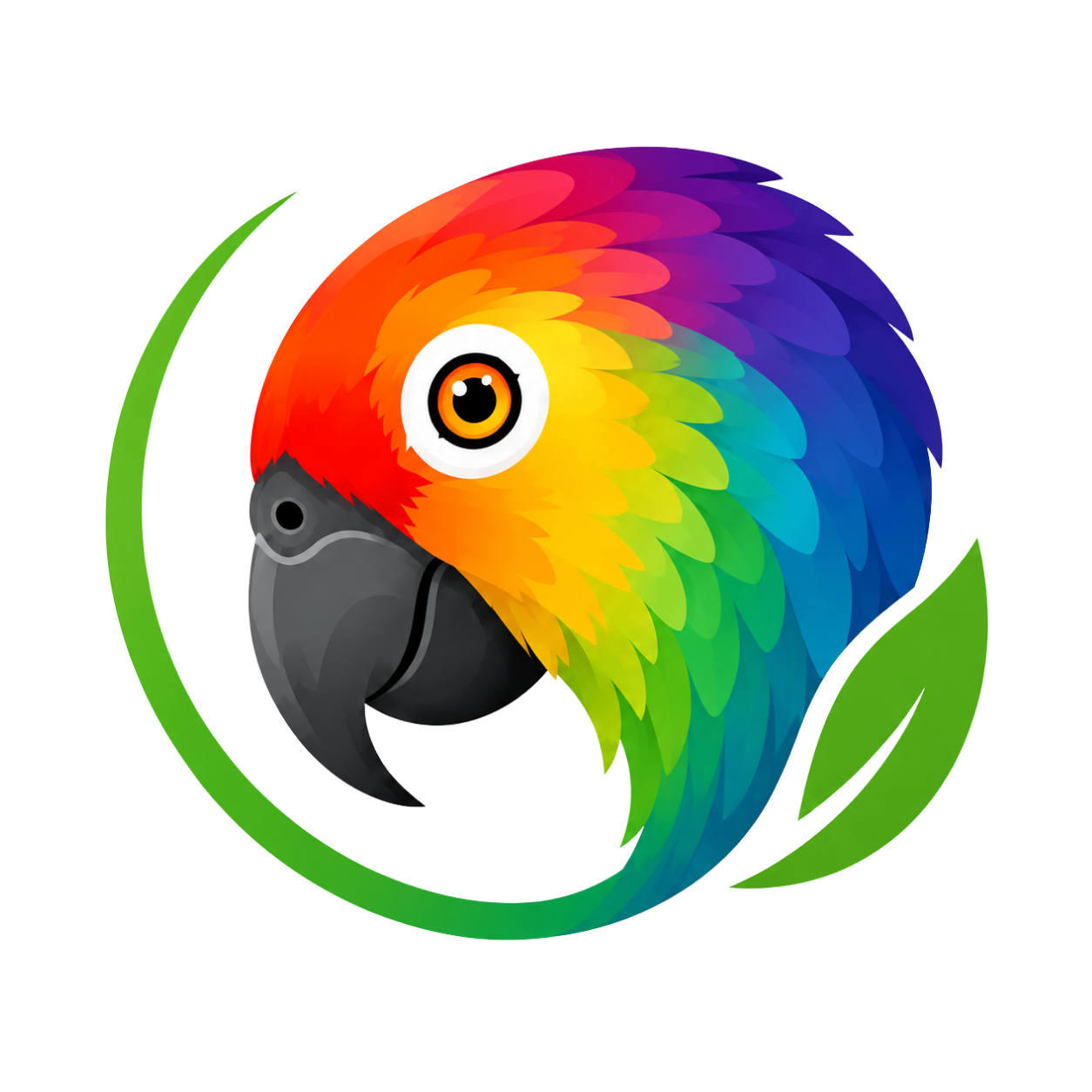 Birdee parrot logo